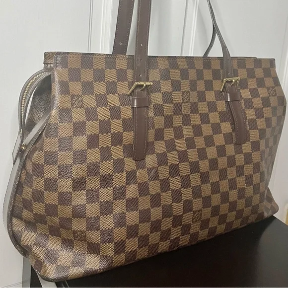 ⚡️SALE⚡️Louis Vuitton Damier Ebene Chelsea Tote Large - Picture 1 of 10